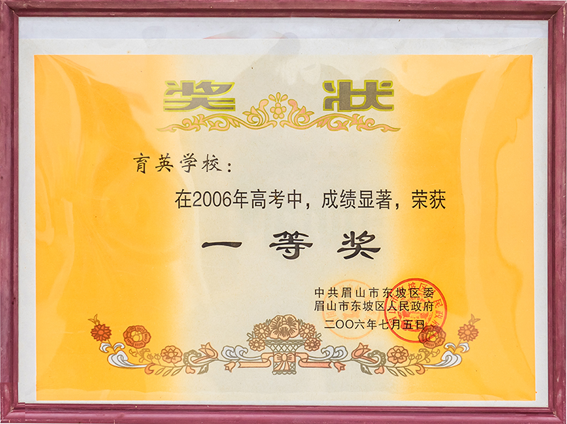 2006年高考一等奖